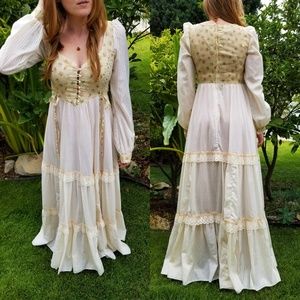Vintage 70s 》Gunne Sax by Jessica McClintock Dress